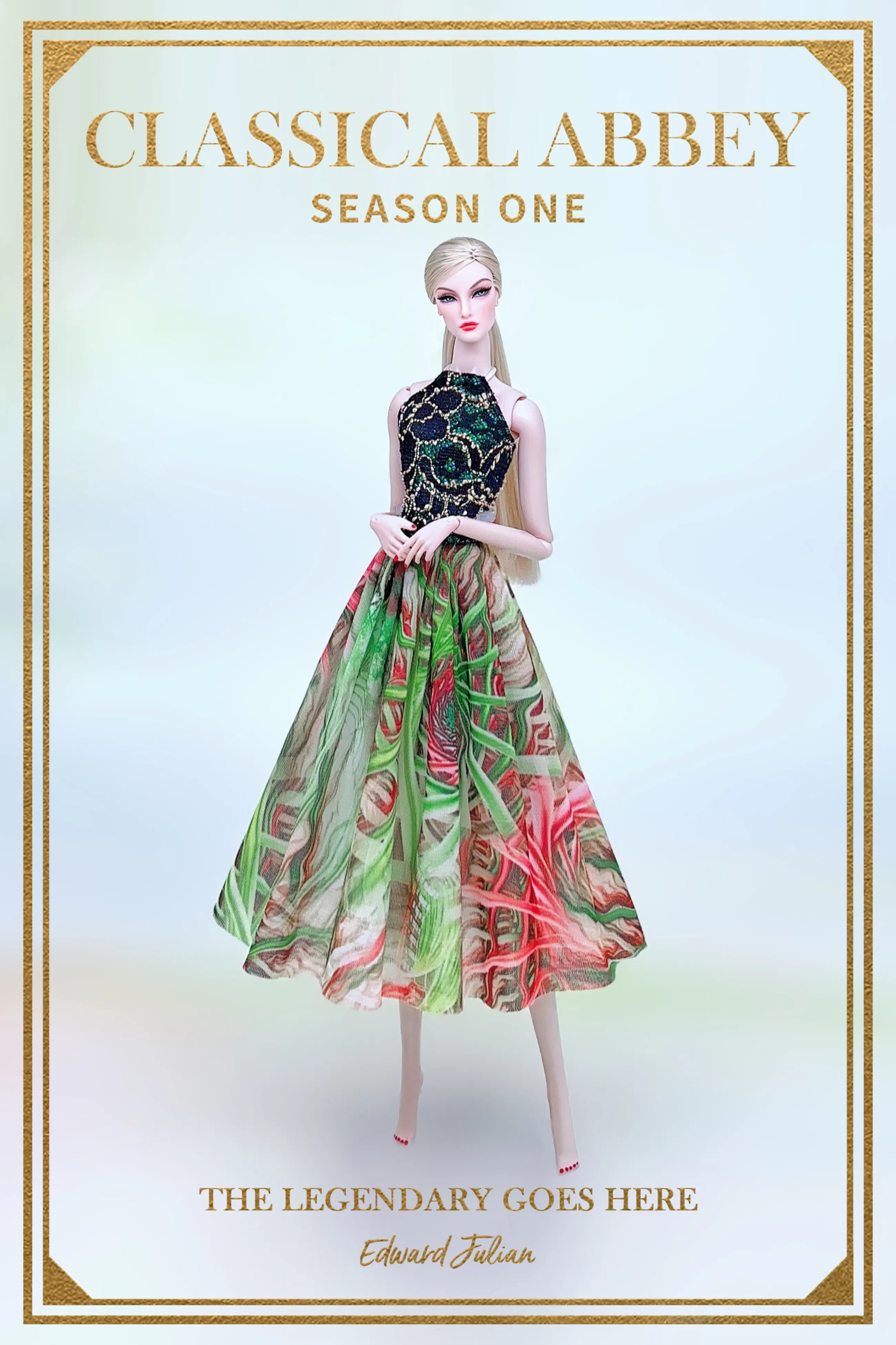 Color: light green - for barbie doll clothes batch