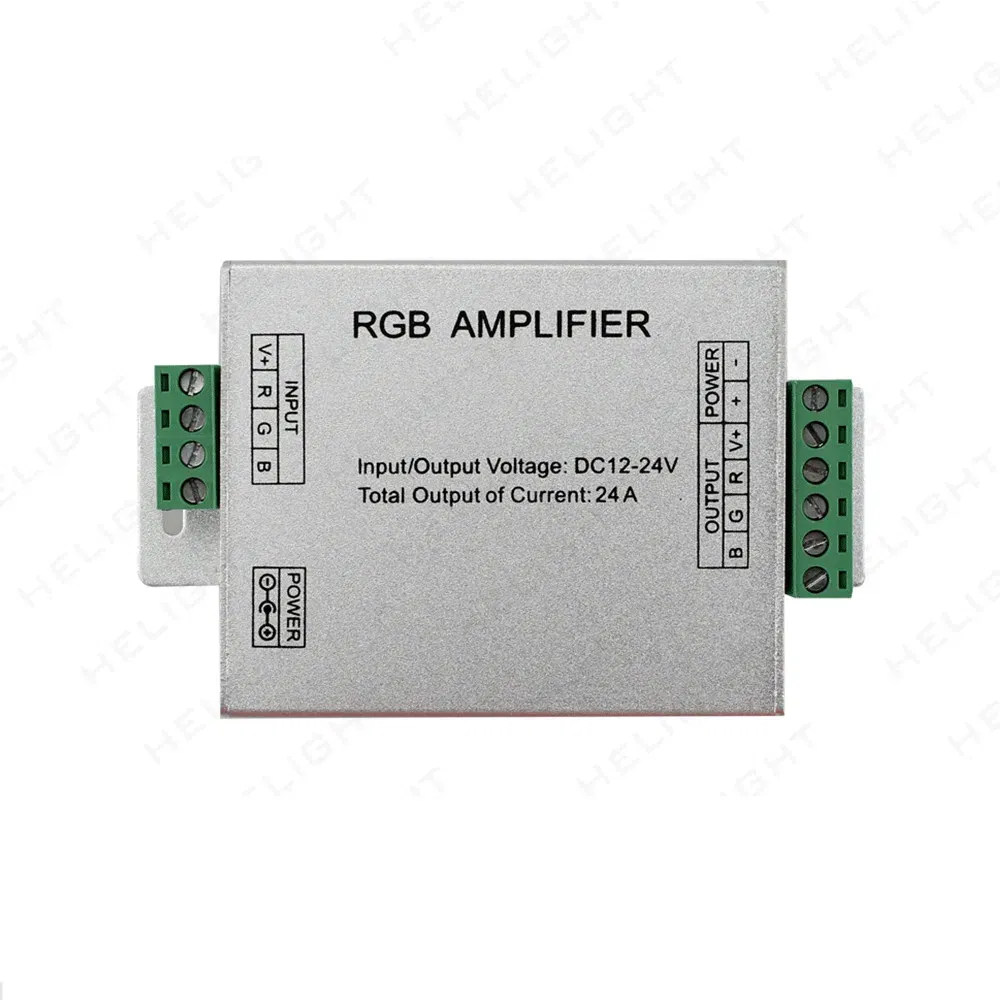 Color: Yellow - DC5V12V/24V Single Color/RGB/RGBW/RGBWW RGB+CCT LED Amplifier Controller 12A/24A/30A/50A 1CH/3CH/4CH/5CH Strip Power Repeater