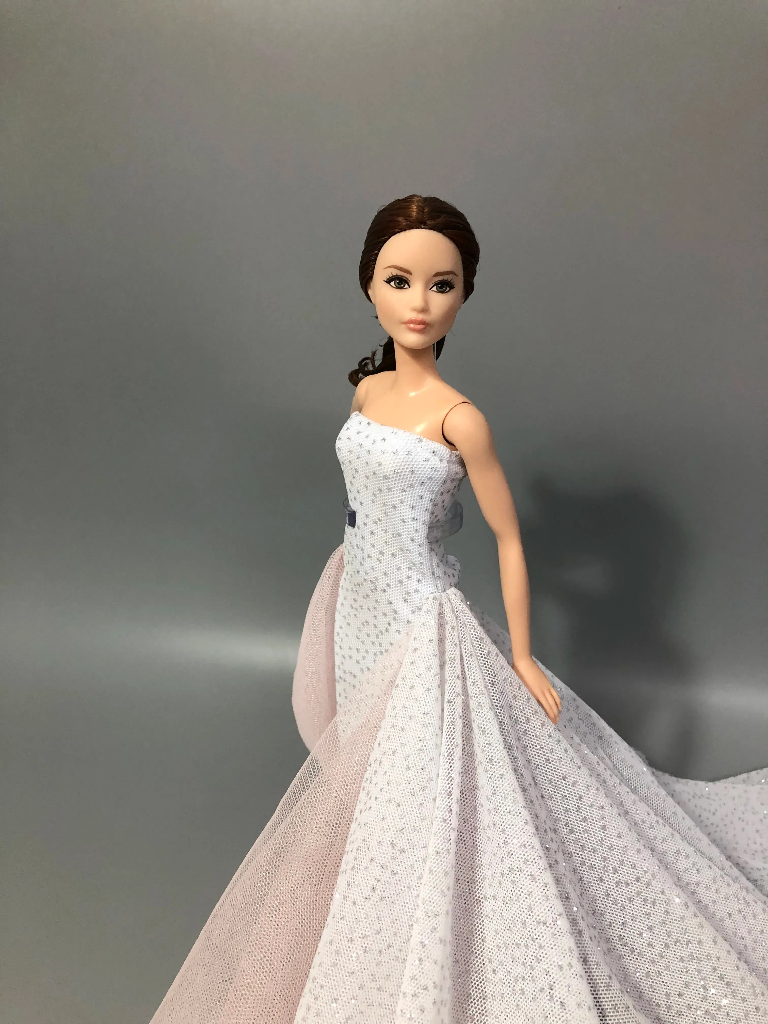 Color: Pink - for bride dress for barbie clothes 30 cm dresses gowns doll party dress clothing accessories outfit princess costume wedding