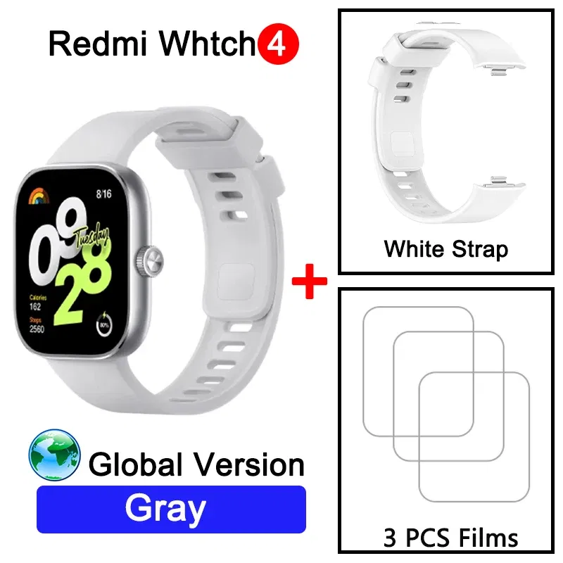 Color: Clear, Ships From: CHINA - New! Global Version Watch 4 Ultra Large 1.97'' AMOLED Display GPS GNSS Smartwatch Bluetooth Phone Call Smart Sleep Monitoring