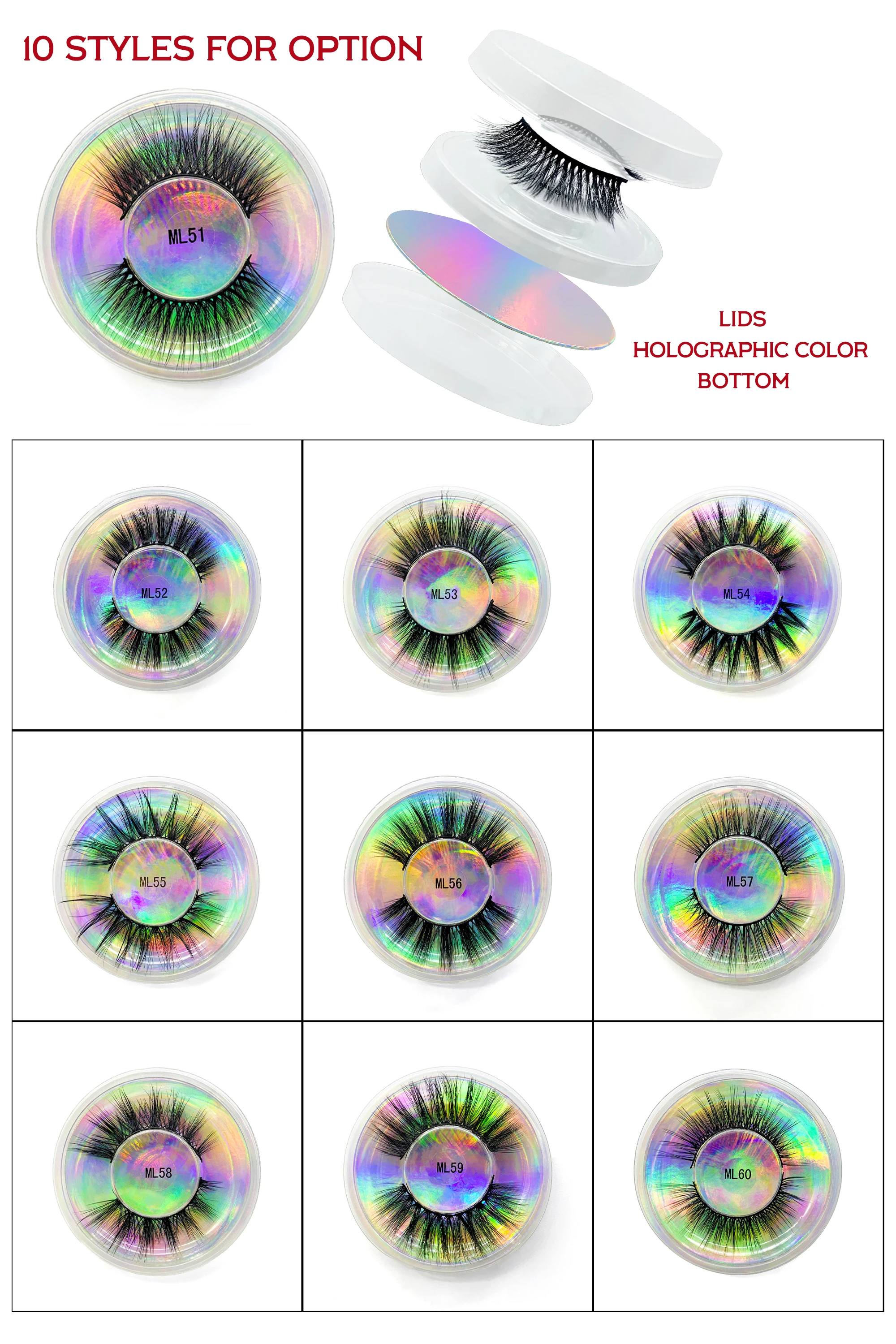 Color: Violet, Ships From: United States - Fake Eyelashes Wholesale Fluffy False Eyelashes Makeup Eyelash Extension Accessoires Faux Mink Lashes maquiagem
