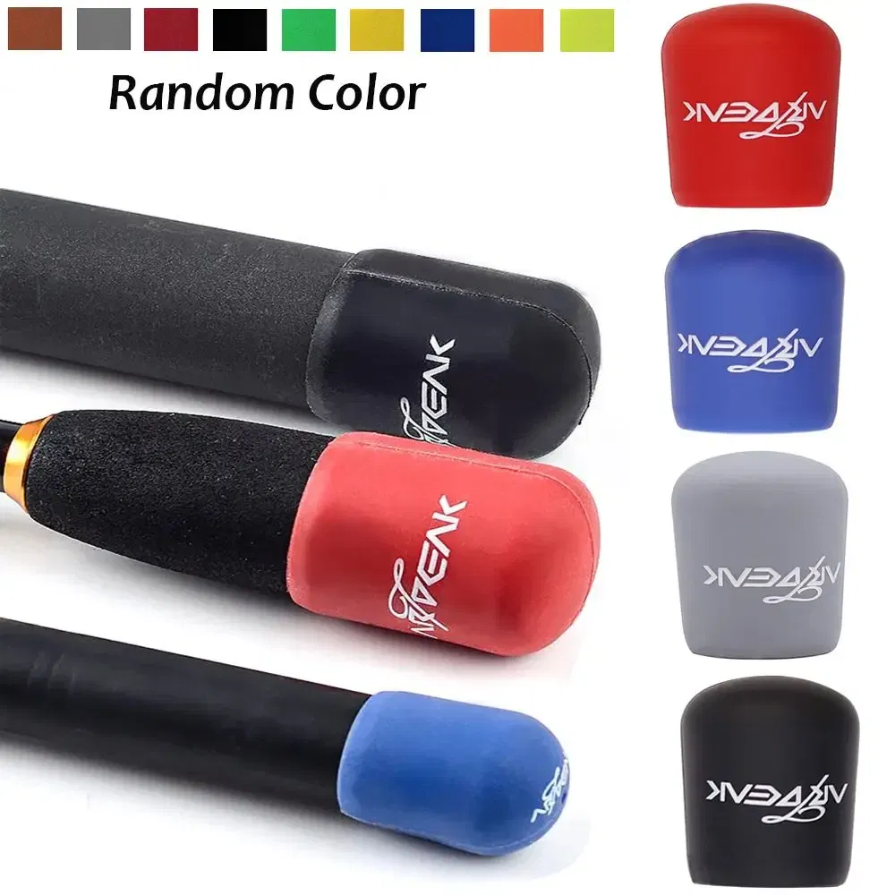 Color: Burgundy - Rod Protective Case Fishing Rod Handle Cover Rod Bottom Protector Fishing Rod Handle Protective Case Fishing Rod Fixed Ring