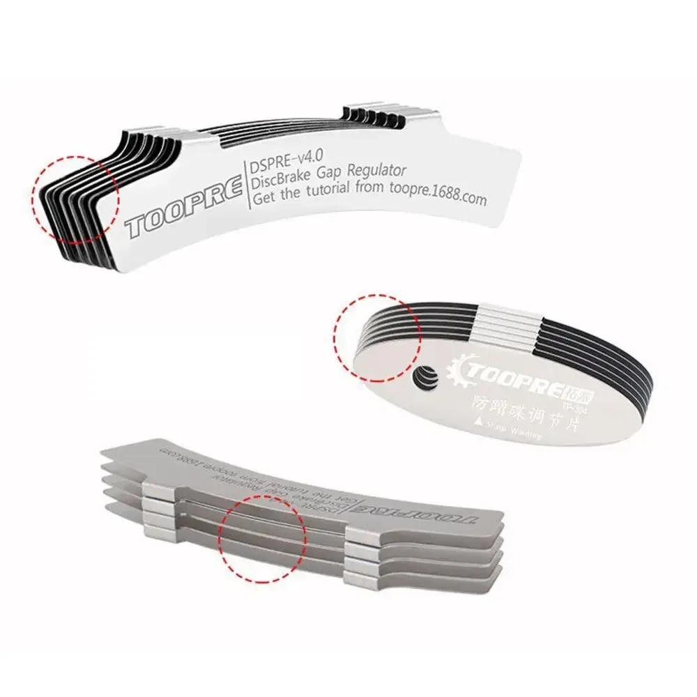 Color: WHITE - Disc Brake Adjuster Bicycle Disc Brake Pads Adjusting Tool Steel MTB Bike Brake Adjustment Pads Cycling Repair Tools