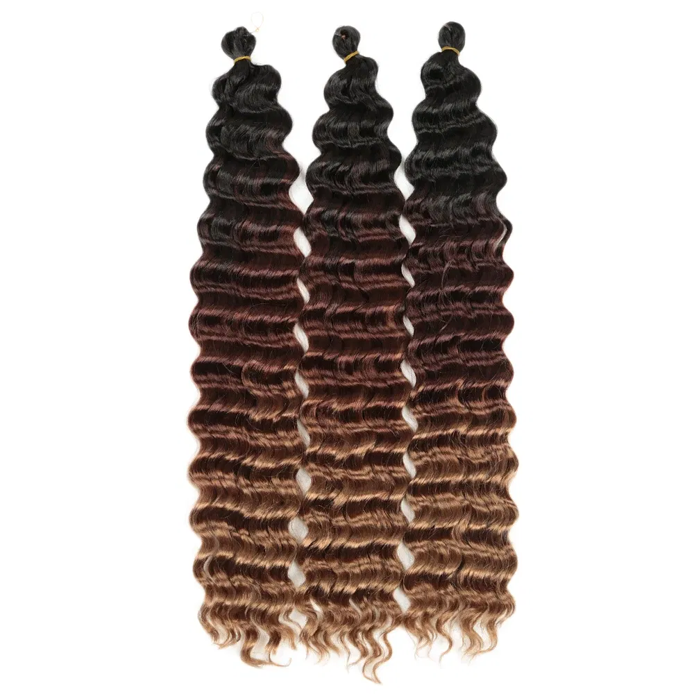 Color: M1b/27#, Ships From: CN, Stretched Length: 22inches, Bulk Buy: 1Pcs/Lot - 22-28 Inch Freetress Deep Twist Crochet Hair Natural Synthetic Braids Hair Ombre Crochet Braiding Hair Extensions Hair Expo City
