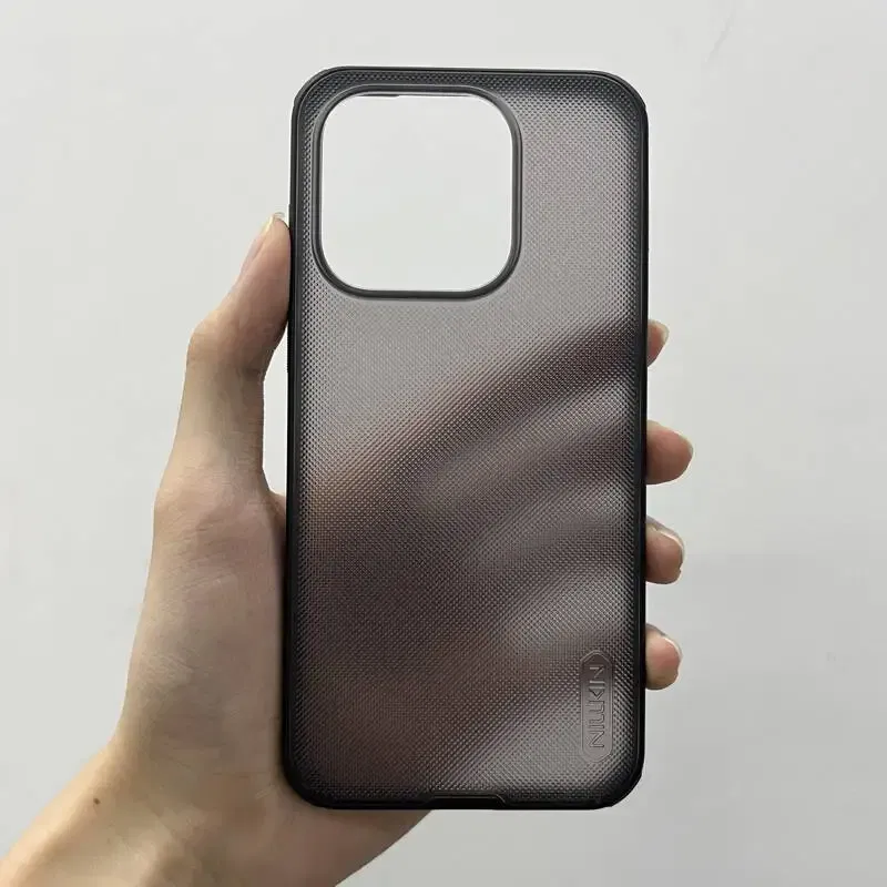 Color: Lemon yellow, Material: Cotton - Nillkin for OnePlus 15 Case Super Frosted Pro 360 Hard PC TPU Bumper Matte Camera protection full Back Cover