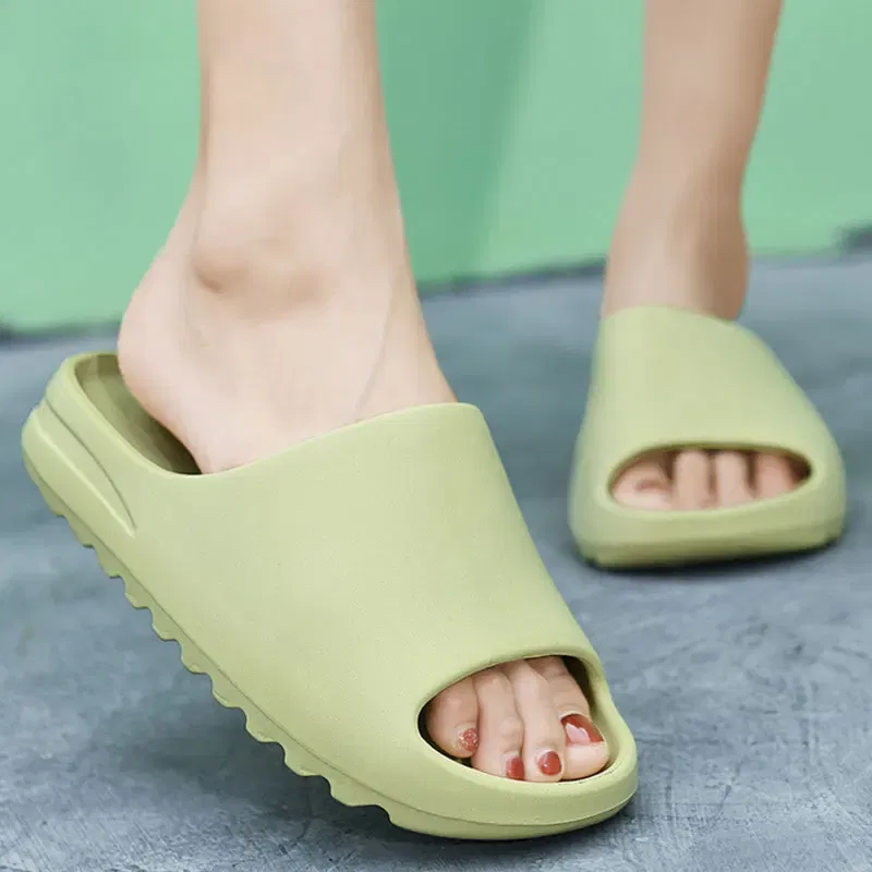 Color: SKY BLUE, Shoe Size: 35, Ships From: CHINA - Goosecret Men EVA Platform Cloud Slippers Soft Sole Sandals Non-Slips Bedroom Slides Male Cozy Home Shoes Soft Sole Beach Slides
