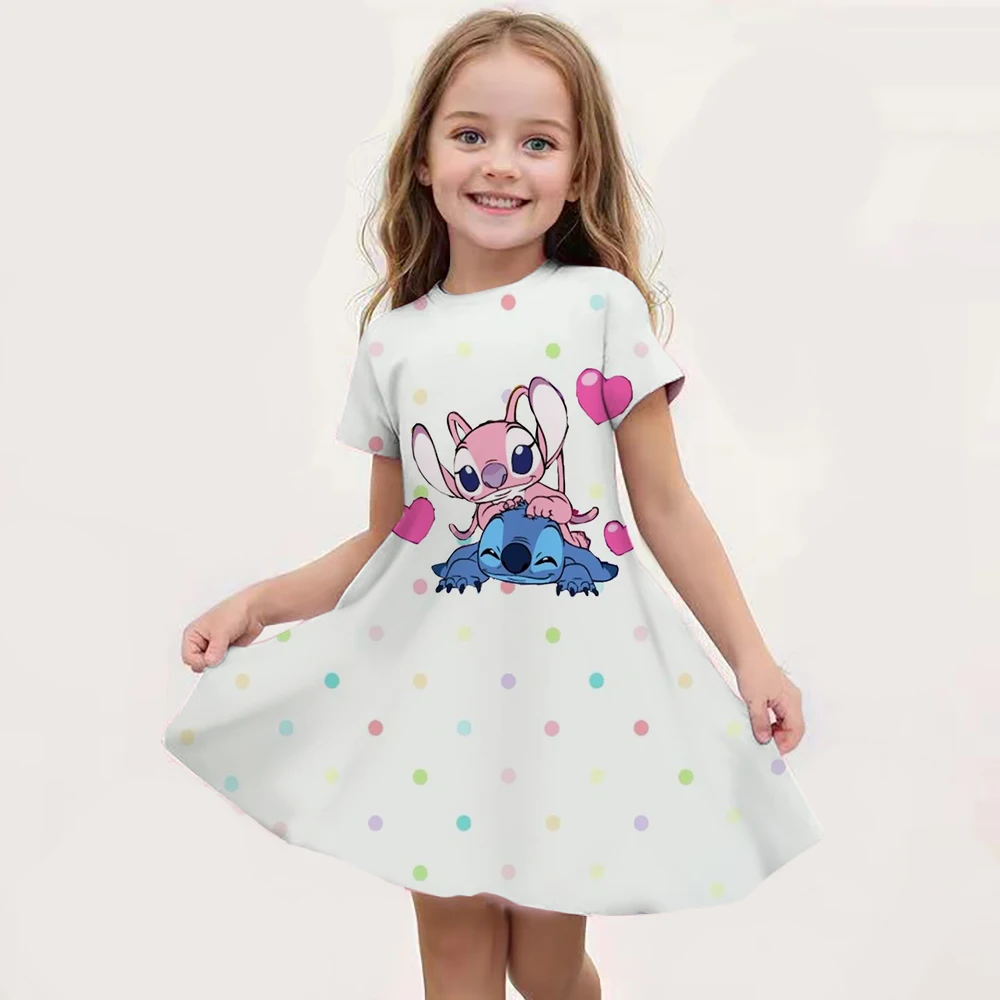 Color: Beige, Ships From: CHINA, Kid Size: 8 - Hot Sale Kids Girl Cosplay Snow Queen Top Disney Lilo & Stitch Princess Dress for 2-14 Years Girls Birthday Party Dresses