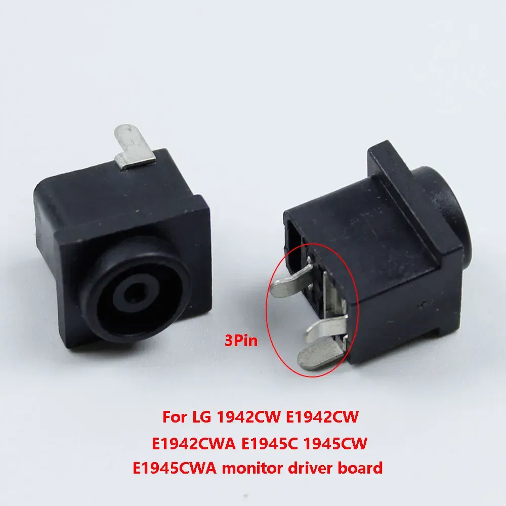 Color: PURPLE - 1/5/10PCS 3Pin DC Power Jack Socket Connector for LG 1942CW E1942CW E1942CWA E1945C 1945CW E1945CWA monitor driver board etc