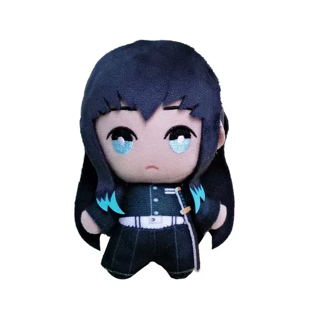 Color: Pink, Height: 11cm-30cm - 15cm Japan Anime Demon Slayer Akaza Rui Iguro Obanai Tanjirou Kamado Nezuko Agatsuma Zenitsu Plush Toys Doll Peluche Gift