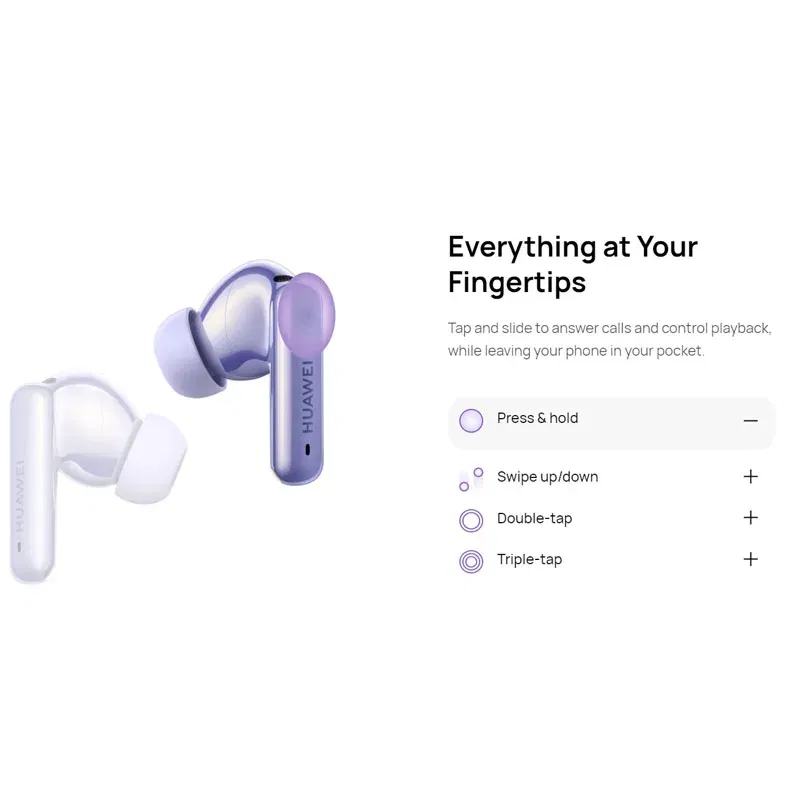 Color: WHITE - 100% Original Huawei Freebuds 6i (T0019) Bluetooth Headphone  ANC 3.0 Punchy Bass 35-Hour Battery Life Earphone Headset