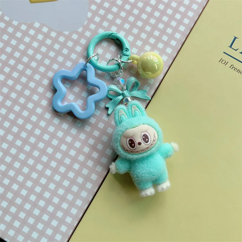 Color: Brown, Ships From: CHINA - Cute flocking anime keychains, charming 3D accessories, car key rings, jewelry, cartoon phone pendants, gifts
