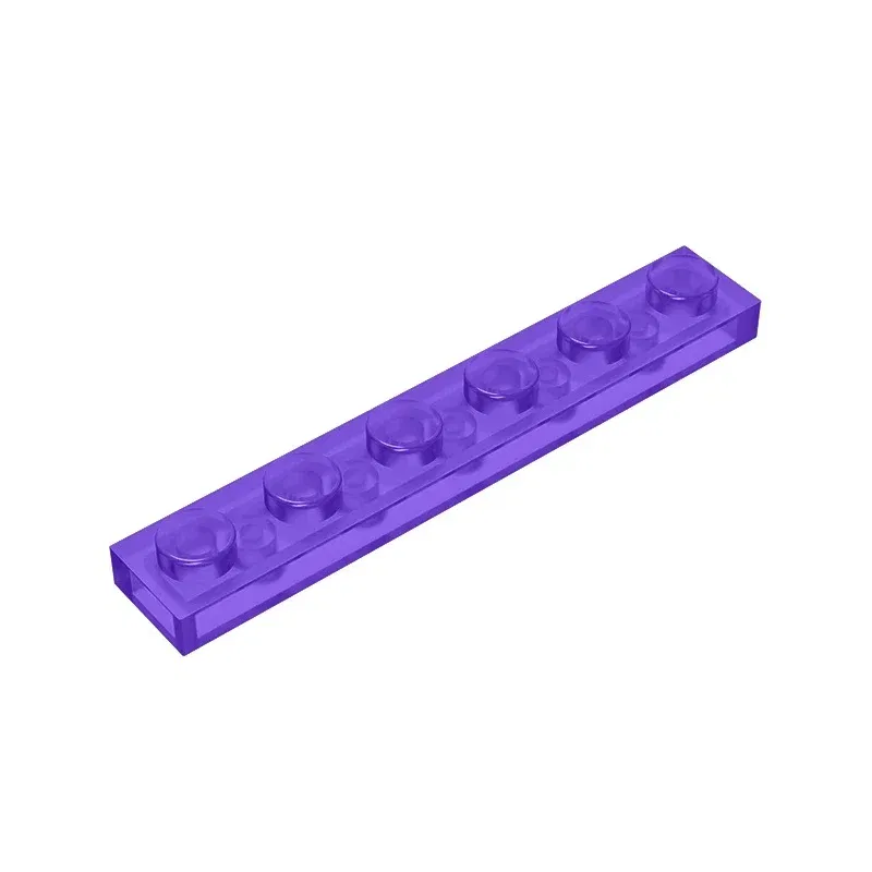 Color: WHITE - Gobricks GDS-505 Plate 1 x 6 compatible with lego 3666 pieces of children's DIY building block Particles Plate DIY