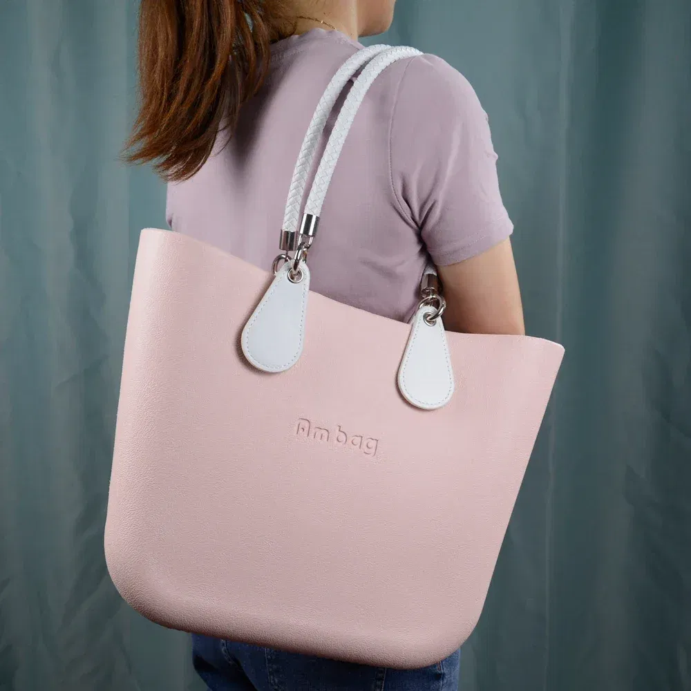 Color: Chocolate, Ships From: CHINA - 2025 Obag PU Woven braided leather Rope Handles strap belt for O Bag accessoires Tote Bag  Women's Bag Accessories