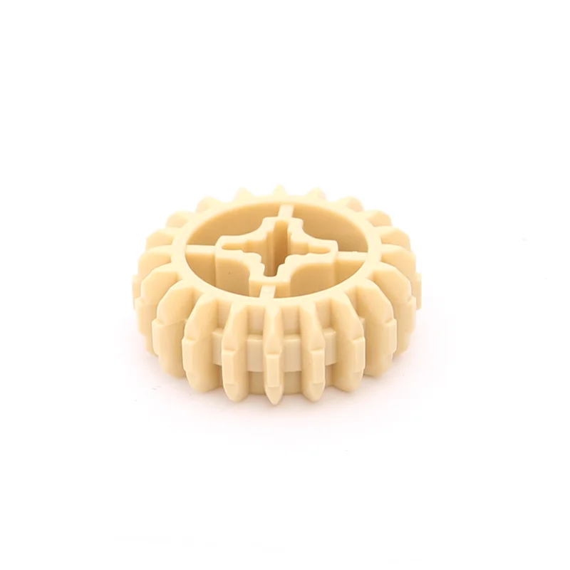 Color: black - Rainbow Pig MOC Particle 32269 18575 High-Tech Gear 20 Tooth Double Bevel with Axle Hole Compatible Brick Building Block Toys