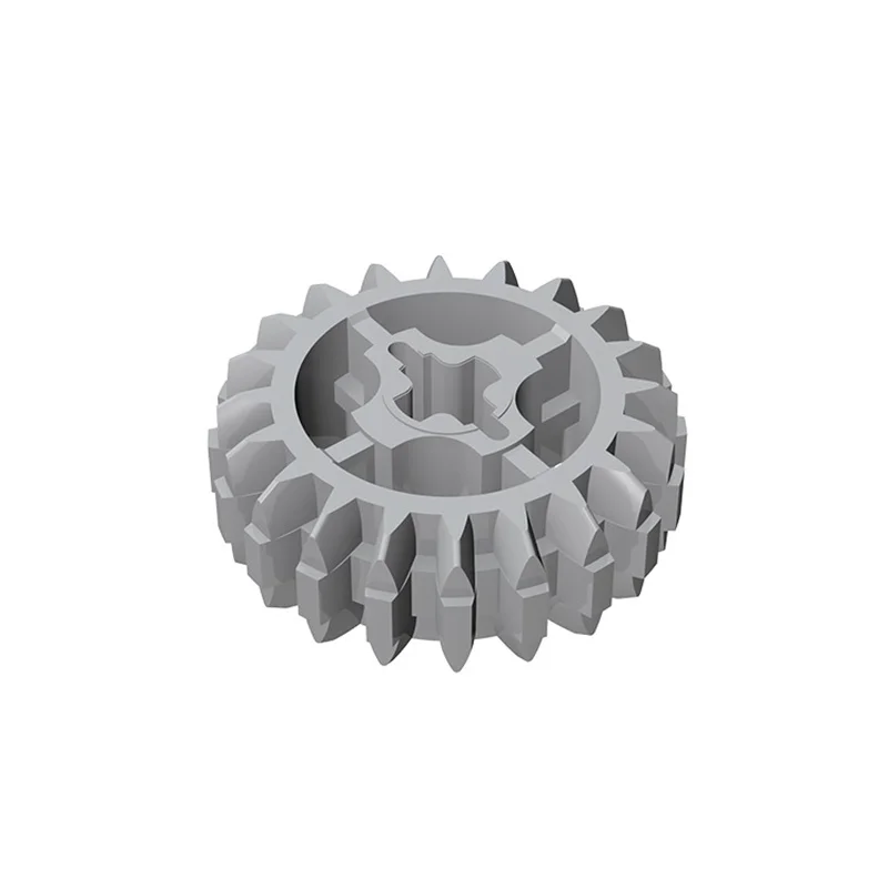 Color: black - Rainbow Pig MOC Particle 32269 18575 High-Tech Gear 20 Tooth Double Bevel with Axle Hole Compatible Brick Building Block Toys