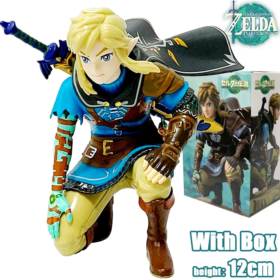 Color: black - 12CM The Legend of Zelda Anime Figure Link Treasure Box Monster Anime Figure Toys Action Figurine Model Collection Doll Toy Gift