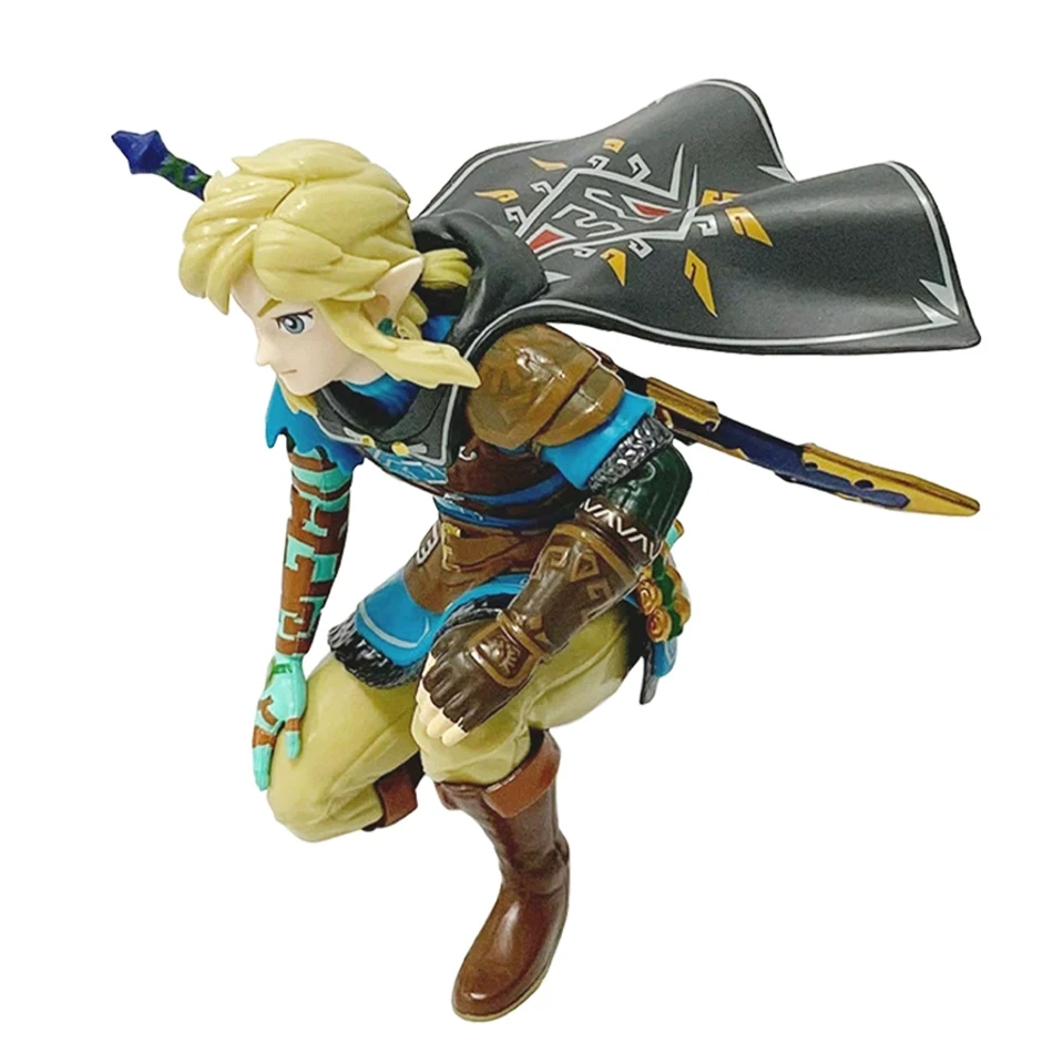 Color: black - 12CM The Legend of Zelda Anime Figure Link Treasure Box Monster Anime Figure Toys Action Figurine Model Collection Doll Toy Gift