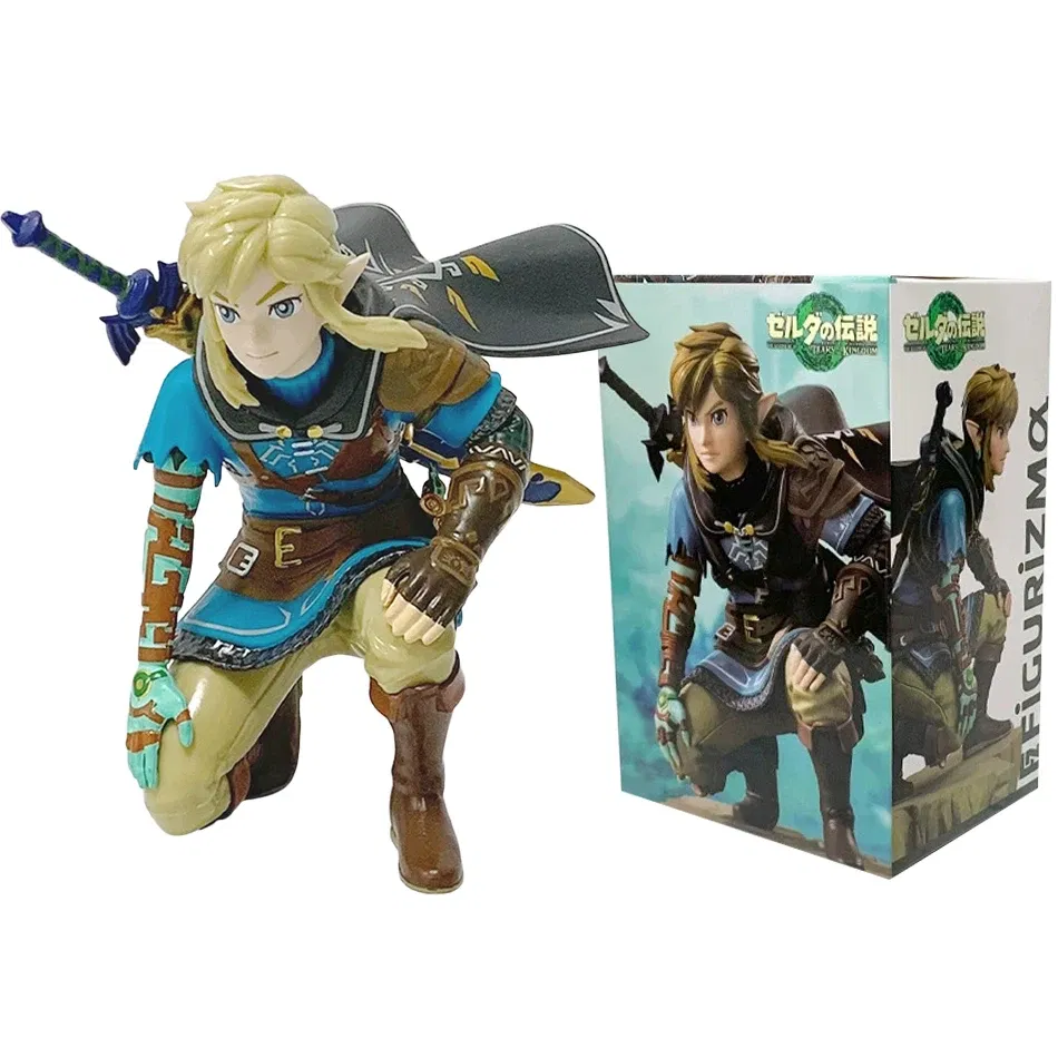 Color: black - 12CM The Legend of Zelda Anime Figure Link Treasure Box Monster Anime Figure Toys Action Figurine Model Collection Doll Toy Gift