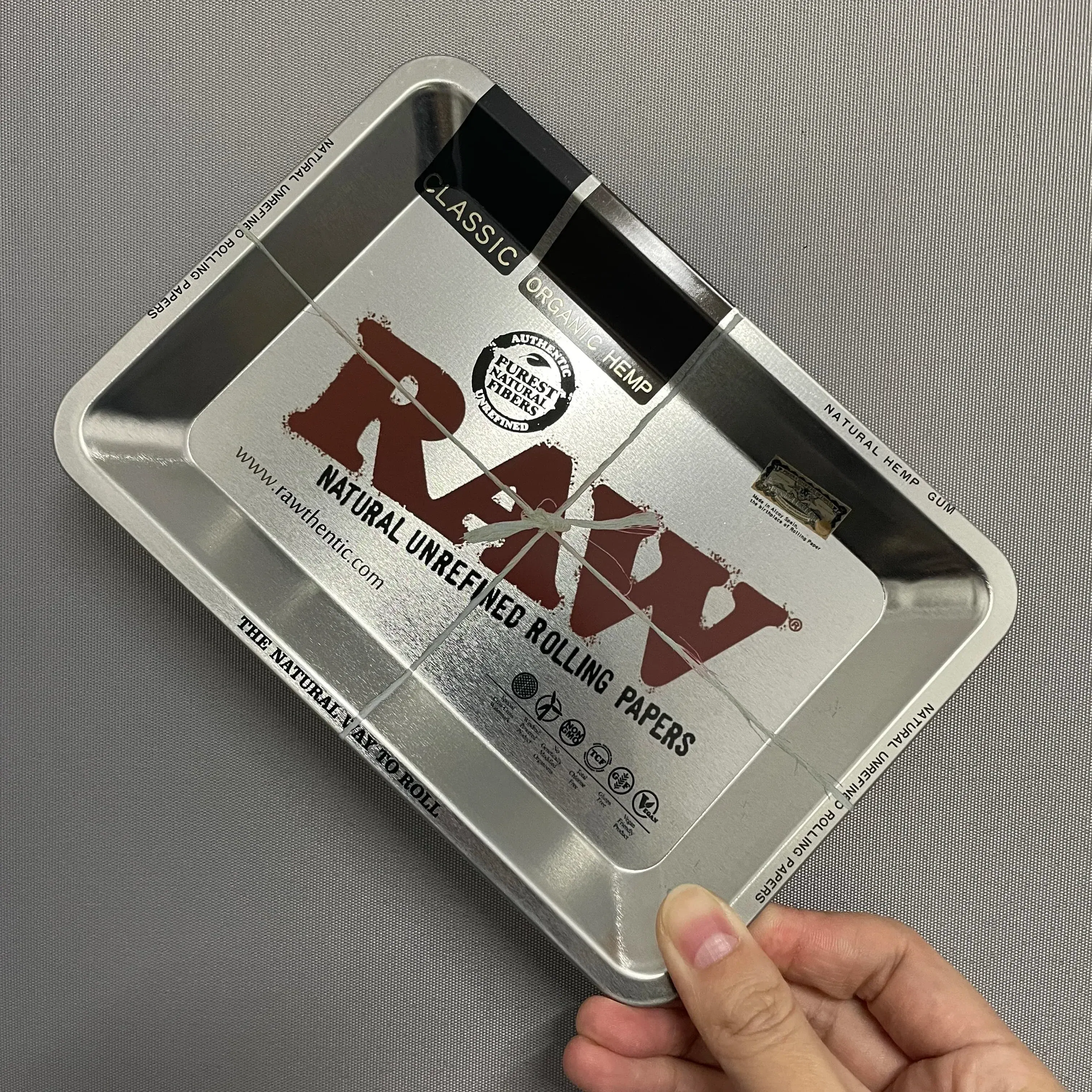 Color: black - RAW Classic Rolling Tray Multi Designs Available