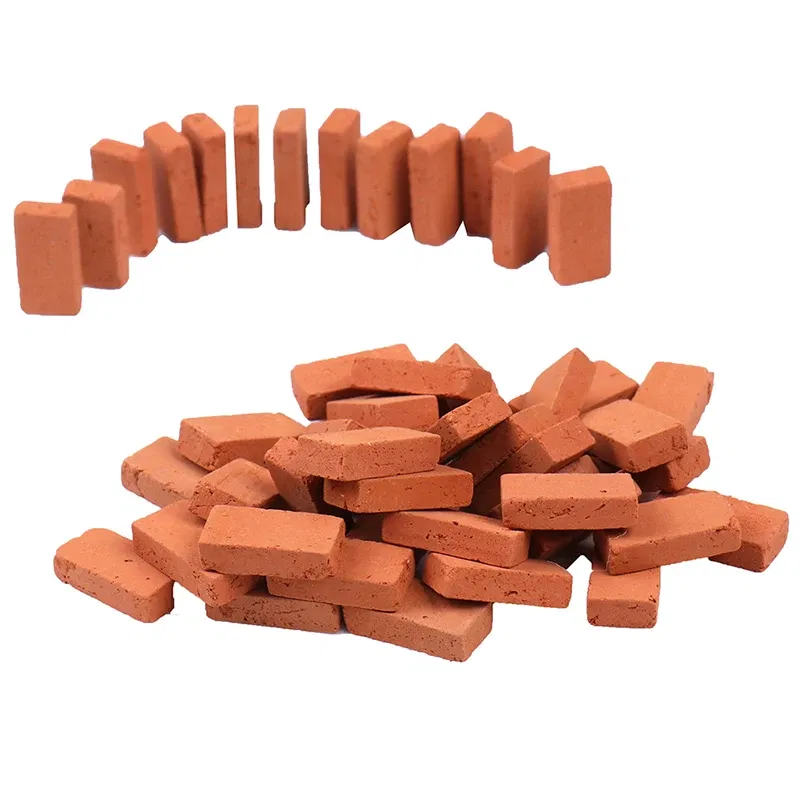 50PCS 1/16 Dollhouse miniature simulation brick diy sand table landscape scenery clay Scenery Buildings Toys