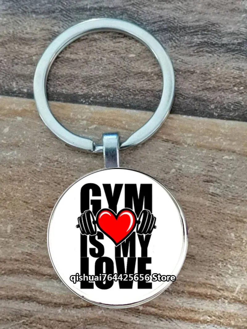 Color: Light Grey - Gym Keyring Keychain Suitable For Bodybuilding Athletes Heavy Men Boys Bodybuilding Sports Unisex Men Tactical Rock Keyring Keyc