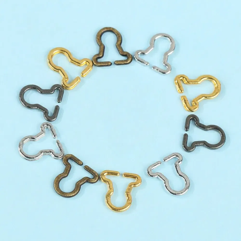Color: Sky blue - Hot Sale 20Pcs Mini Gourd Style Doll Belt Buttons Dolls Buckles Metal Buckle DIY Girls Toys Trousers Bags Sewing Accessories