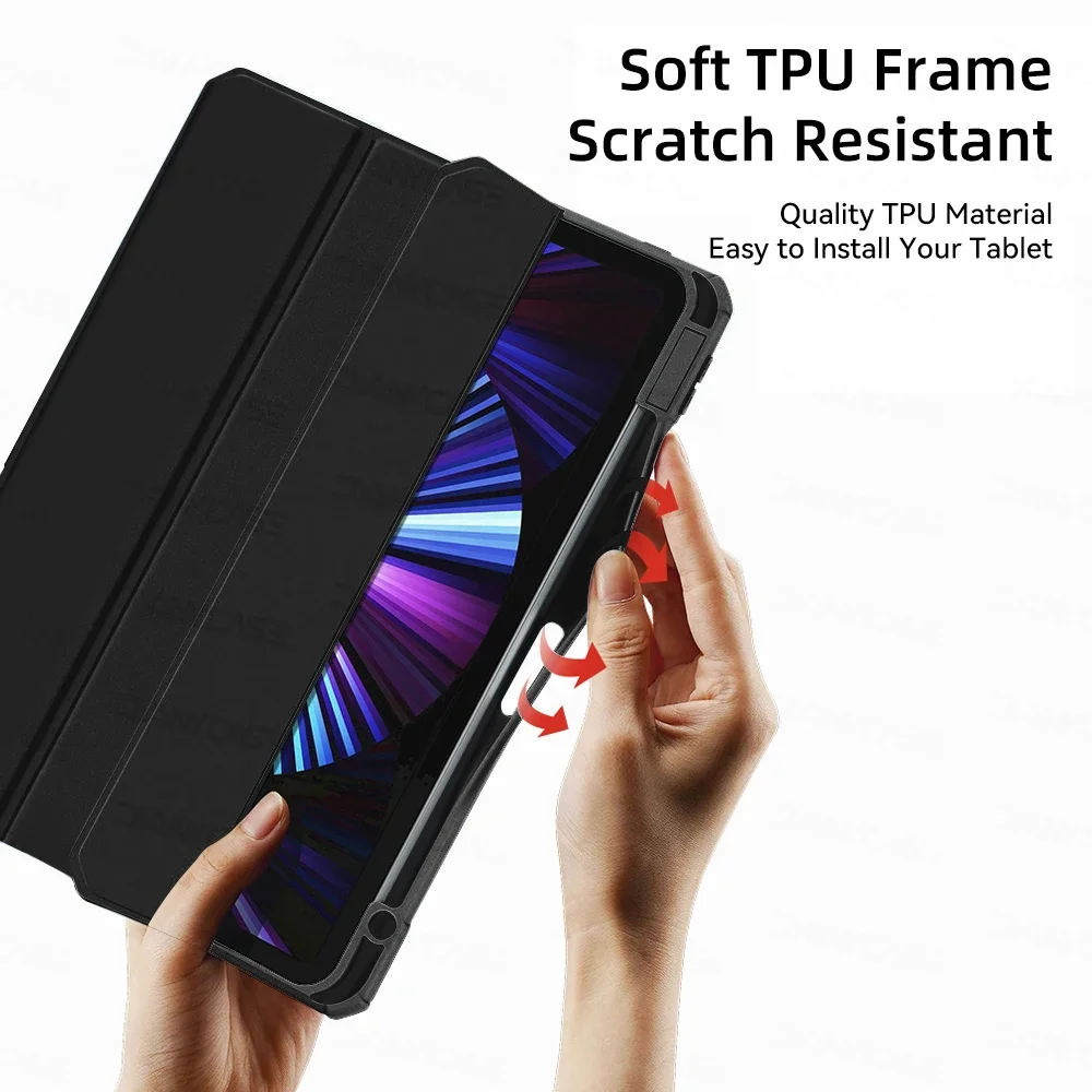 Color: Blue, Size: twelve - For ipad 10th generation case iPad Air 11 inch M2 Air 6 Air 5 4th 10.9 Pro 11 M4 Air13 M2 mini 7 6 10.2 7 8 9th Pro 11 12.9 case