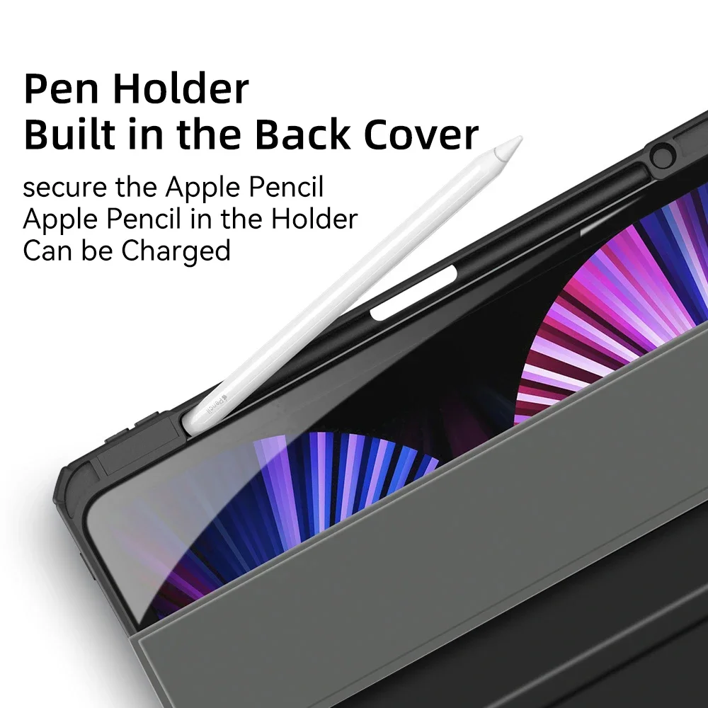 Color: Blue, Size: twelve - For ipad 10th generation case iPad Air 11 inch M2 Air 6 Air 5 4th 10.9 Pro 11 M4 Air13 M2 mini 7 6 10.2 7 8 9th Pro 11 12.9 case