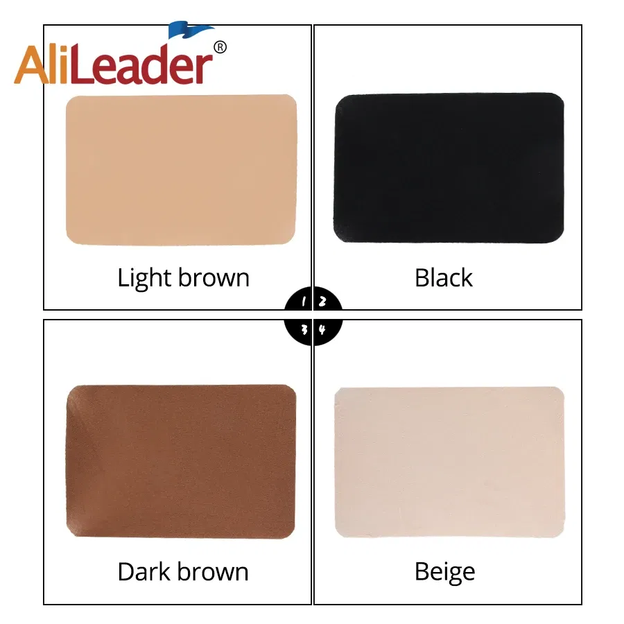 Color: Orange - 1/2/3Packs Wig Cap Stocking Stretch Stocking Wig Caps For Making Wigs Caps Hairnets Stretch Elastic Wig Weaving Cap Brown Black