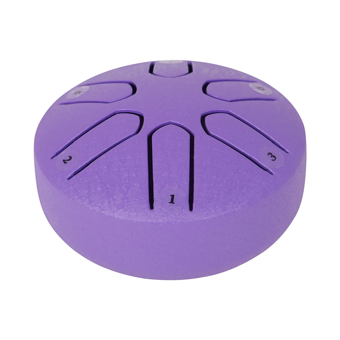 Color: DEEP BLUE - 3 Inch 6-Tone Steel Tongue Drum Mini Hand Pan Drums with Drumsticks Percussion Musical Instruments Drum Accessories