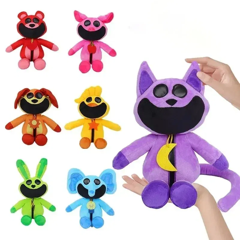 Color: Blue - Smiling Critters Plush Toys Catnap Dogday Stuffed Dolls Cartoon Aminal Game Peripherals Plush Toys Kids Birthday Christmas Gifts