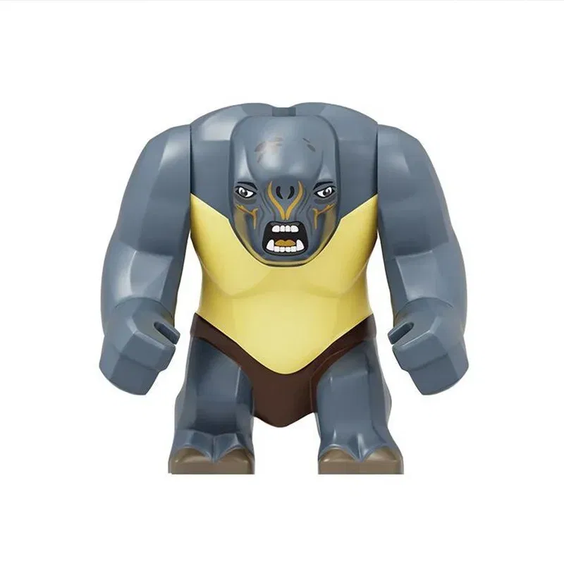 Color: GRAY - Lord of the Rings Ogre Building Blocks Figures Bricks Educational Toys Cartoon Figures Action Toys Brick Kids Gifts