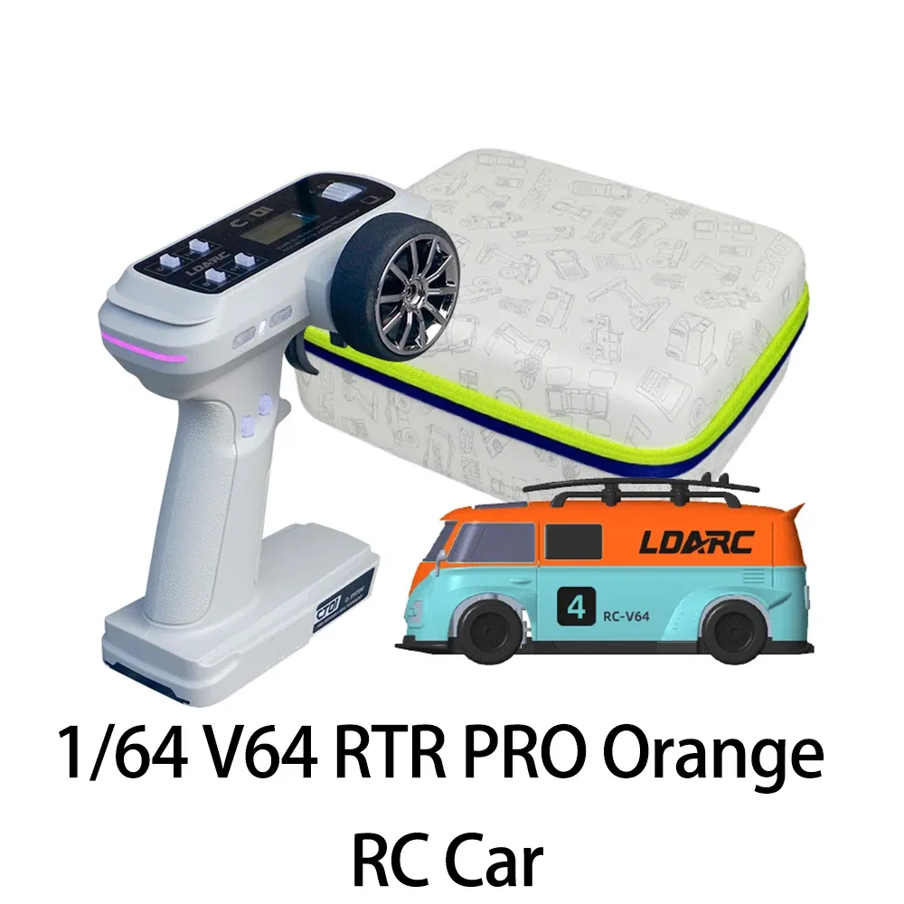Color: WHITE - LDARC V64 1/64 MINI RC Simulated Electric Remote Control Model Car Tabletop Bus Vehicle RTR 2.4GHz Adults Children's Toys