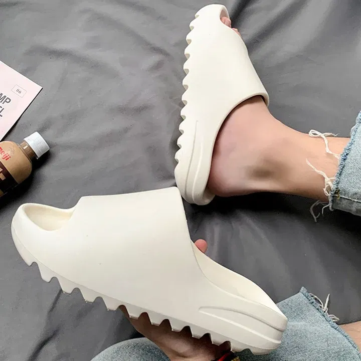 Color: black, Shoe Size: 35, Ships From: CHINA - Goosecret Men EVA Platform Cloud Slippers Soft Sole Sandals Non-Slips Bedroom Slides Male Cozy Home Shoes Soft Sole Beach Slides