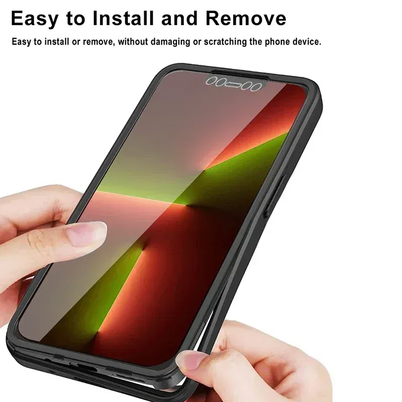 Color: Khaki, Compatible-Phone Models: For iPhone 13, Ships From: CN - Clear 360 Full Wrap Phone Case For iPhone 17 Pro Max 16 15 14 13 12 11 SE2/SE3 Xr Xs 8 Plus Film With Lens Protection Back Cover