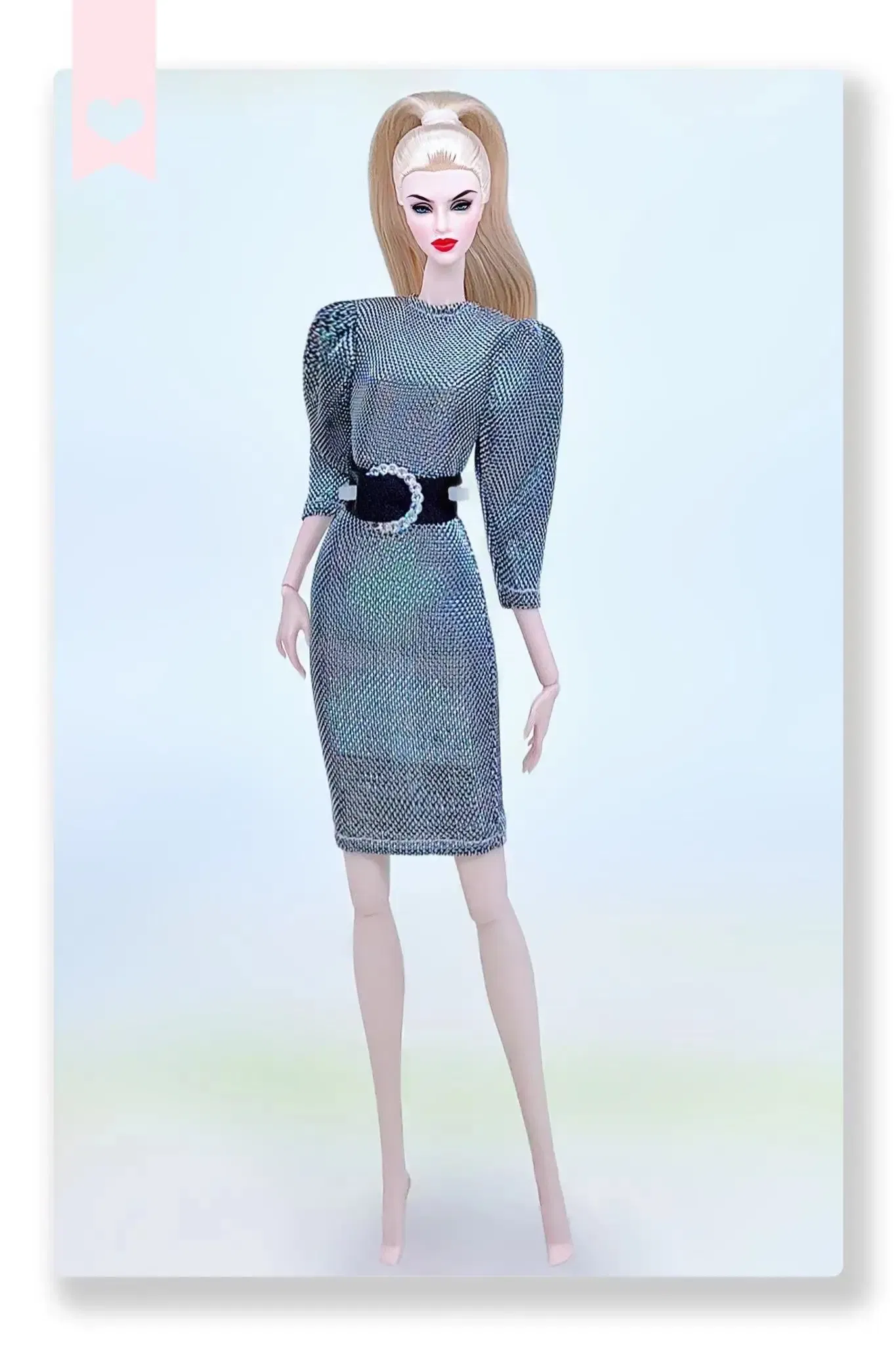 Color: Silver - for bride dress for barbie clothes 30 cm dresses gowns doll party dress clothing accessories outfit princess costume wedding