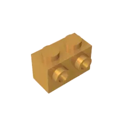 Color: Magenta - MOC PARTS DIY GDS-634 BRICK 1X2 W. 2 KNOBS compatible with lego 11211 children's toys Assembles Building Blocks Technical