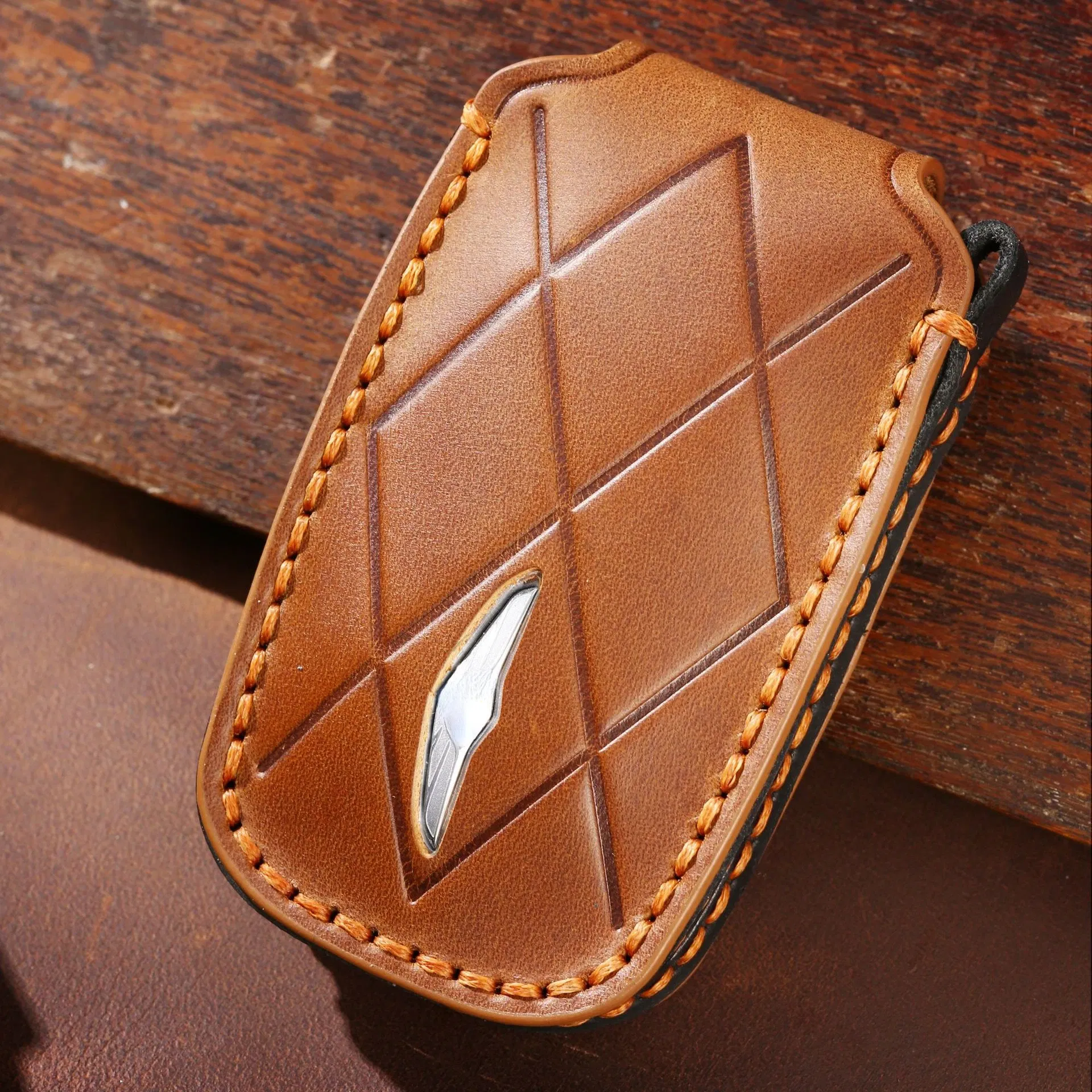 5 6 7 8 Bottons Leather Car Key Case Fob Cover for Hyundai Genesis G70 G80 G90 GV60 GV90 EQ900 2022 2023 2024 2025 Accessories