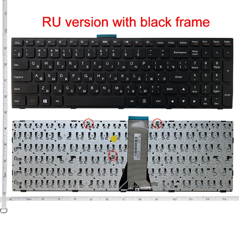 Color: Blue - US/UK/RU/SP/FR/TI/AR Laptop Keyboard For Lenovo G50 G50-30 G50-45 G50-70/AT G50-80 B50 B50-30 B50-45 B50-70 B50-80 Y50C