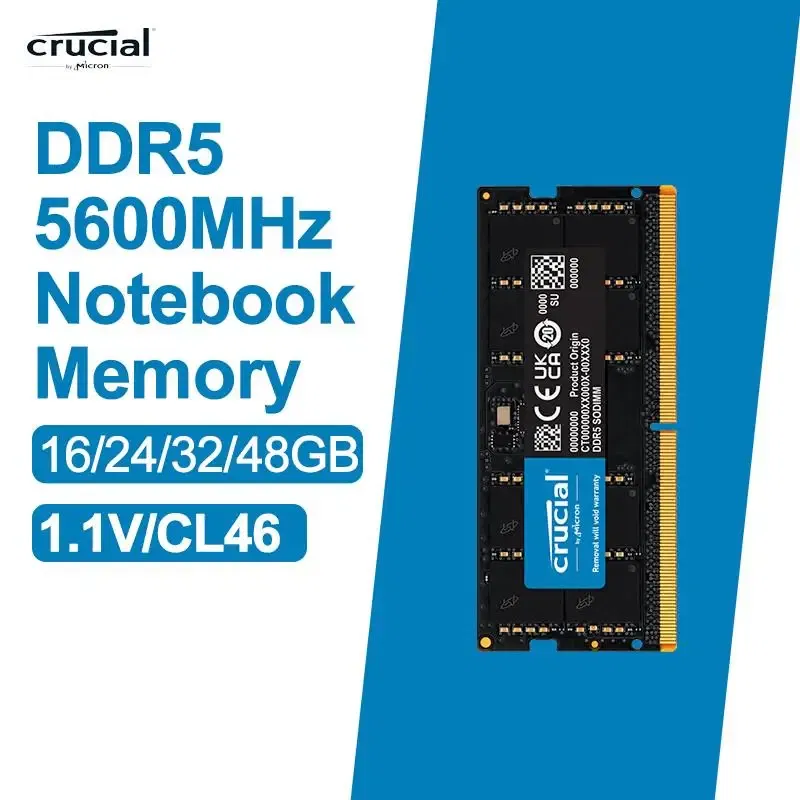 Color: Brown, Ships From: CHINA - New RAM 16GB 24GB 32GB 48GB DDR5 5600MHz PC5-44800 Laptop Memory, non-ECC SODIMM