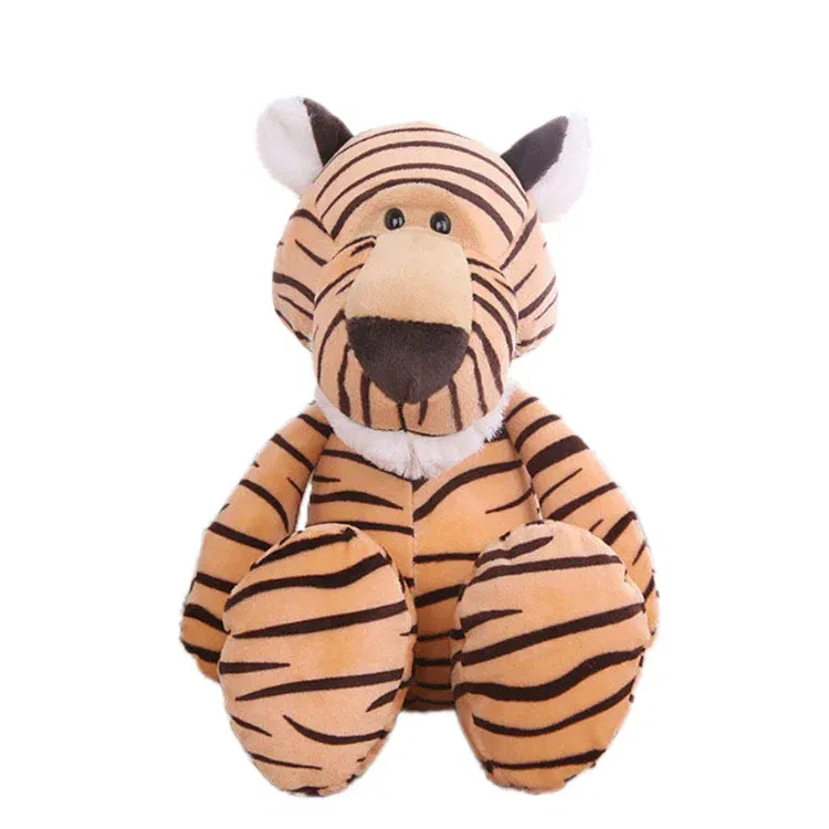 Color: green, Height: 11cm-30cm - Stuffed Plush Animals Toys Soft Dolls Jungle Lion Elephant Tiger Dog Fox Monkey Deer Children Gift Kawaii Baby Kids Hobbie Toys