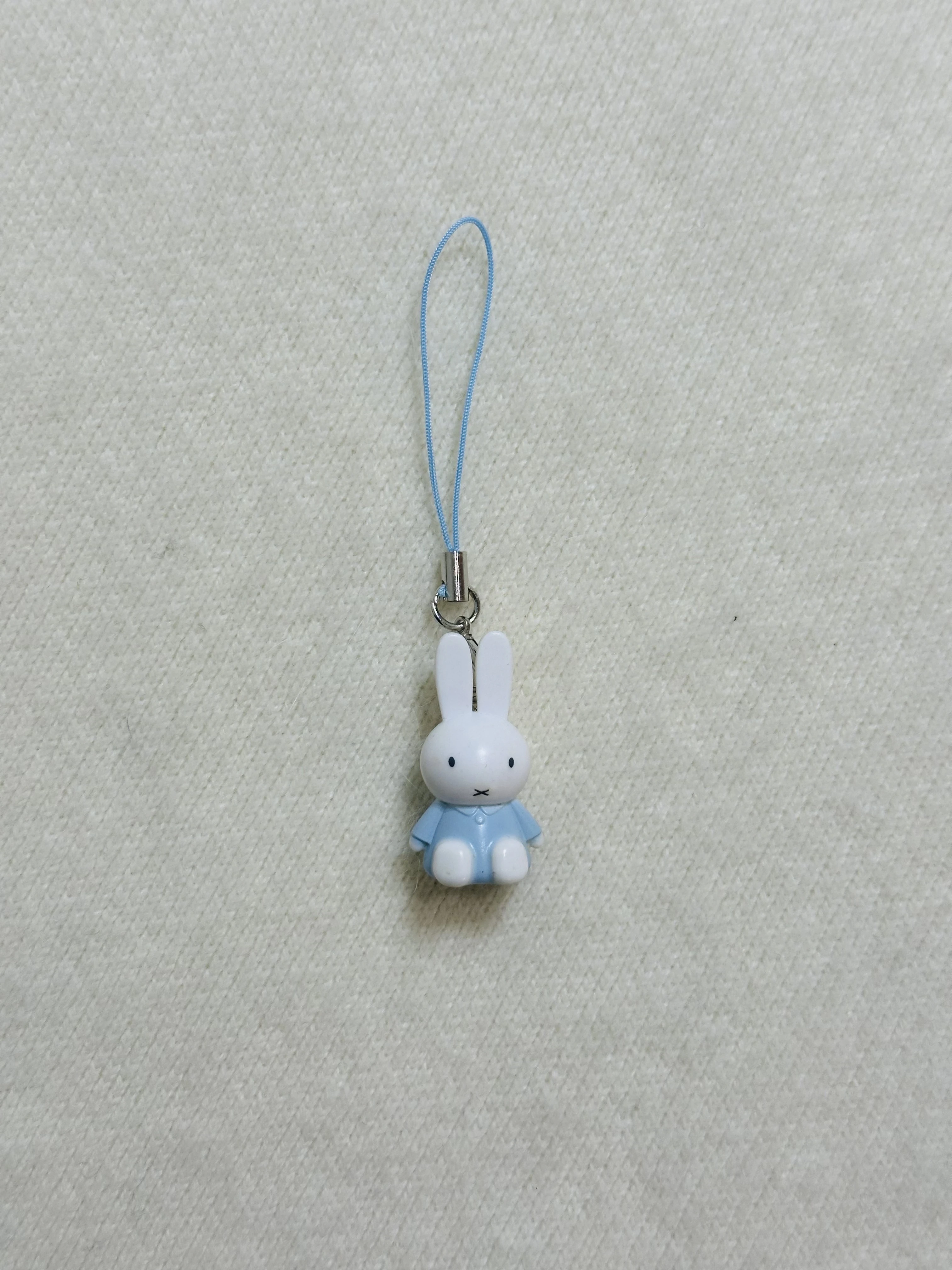 Color: green - Kawaii Miffy Key Chain Cartoon Cute Backpack Pendant Ornaments Mobile Phone Chain Christmas Gift