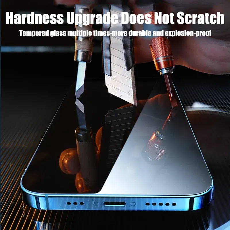 Color: Transparent, Bundle: 4 pieces - 4PCS Tempered Glass For iPhone 15 Pro Max 14 Pro 11 12 13 14 PRO MAX Screen Protector Glass For iPhone 15 14 Plus 13 12 Mini