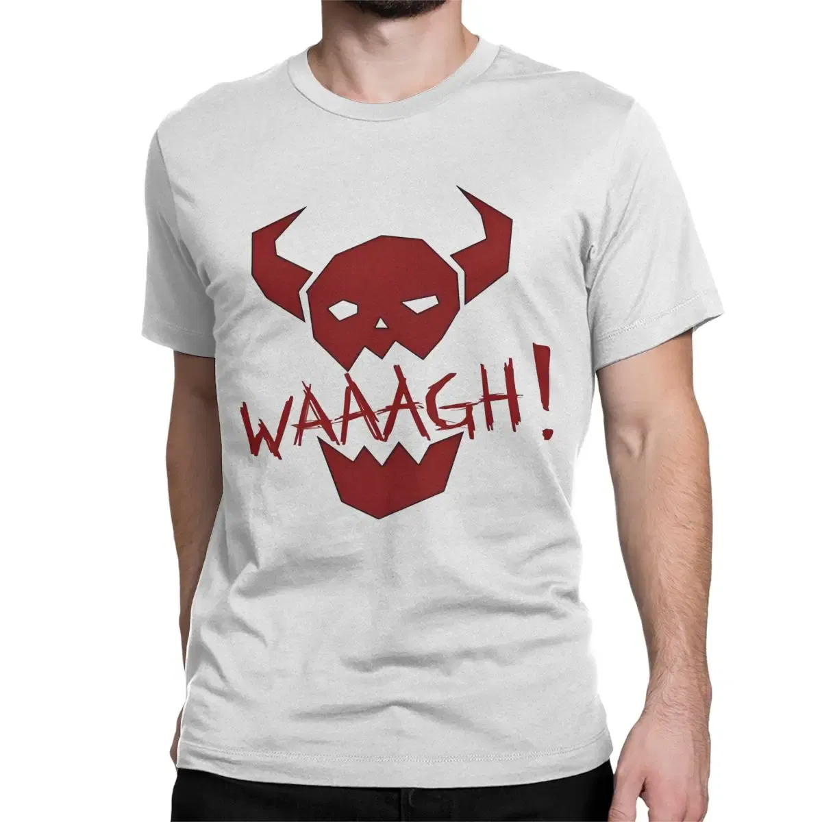 Color: GRAY, Size: XL - Awesome Adeptus Astartes T-Shirt Men Women's O Neck Pure Cotton T Shirts W-Warhammer 40k Short Sleeve Tee Shirt 6XL Tops