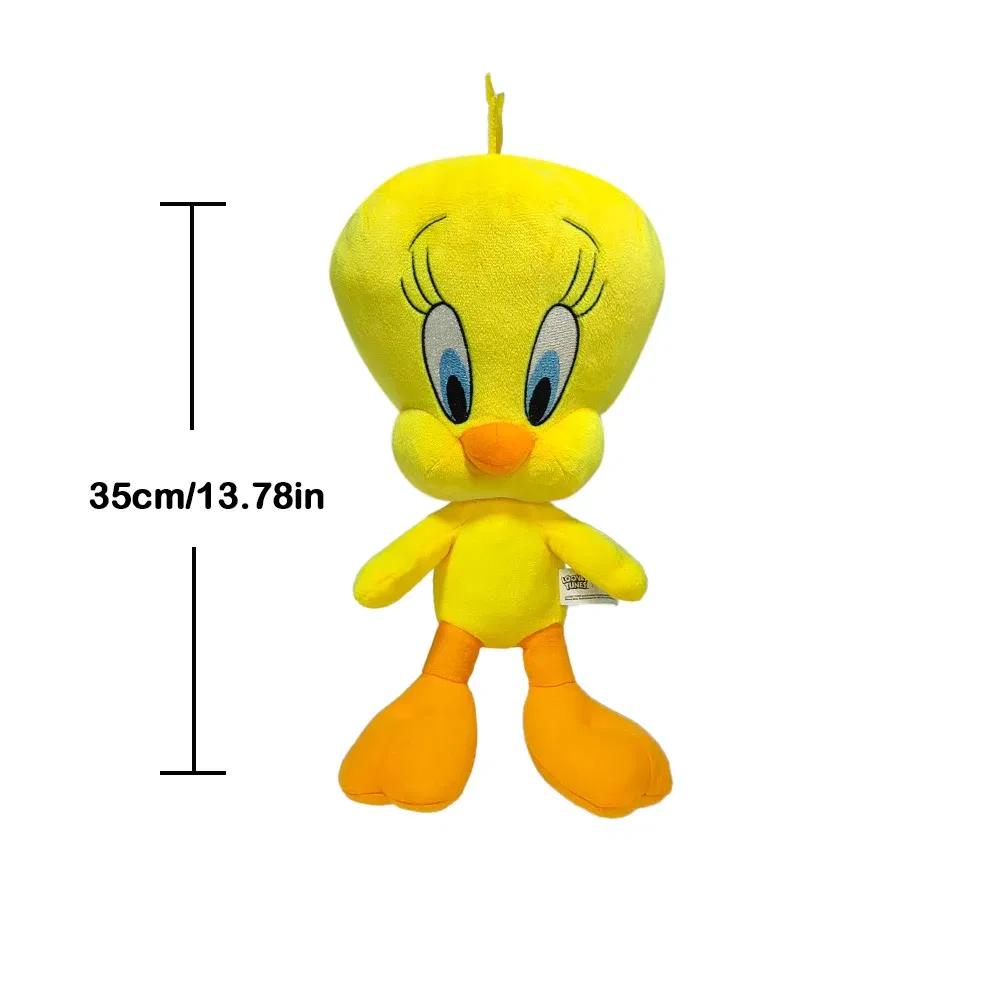 Color: Orchid - New 20cm Original Looney Tunes Bugs Bunny Plush Toy Classic 32cm Tweety Q Series Lola Bunny Daffy Cartoon Peluche