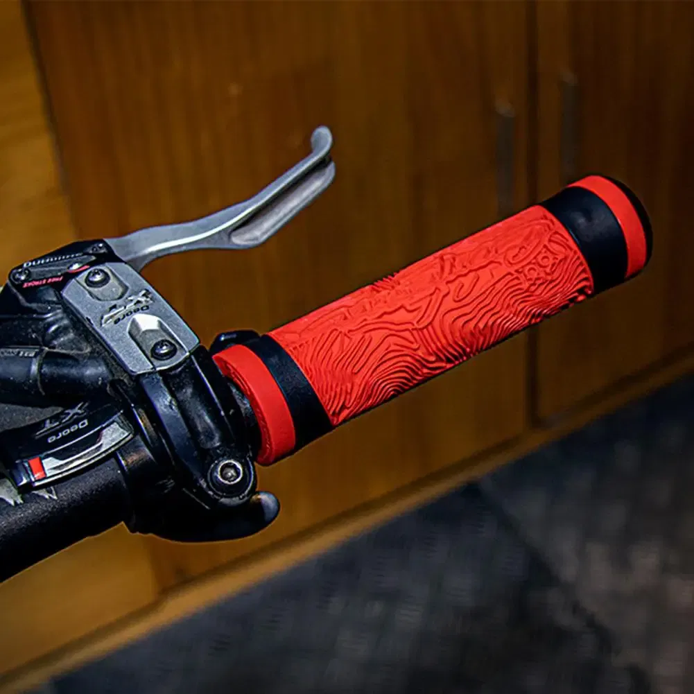 Color: Blue, Ships From: CHINA - 1 Pair Durable Ergonomic Design Anti-deformation Bicycle Handlebar Grips Good Flexibility Bike Handle Grips Stoppers