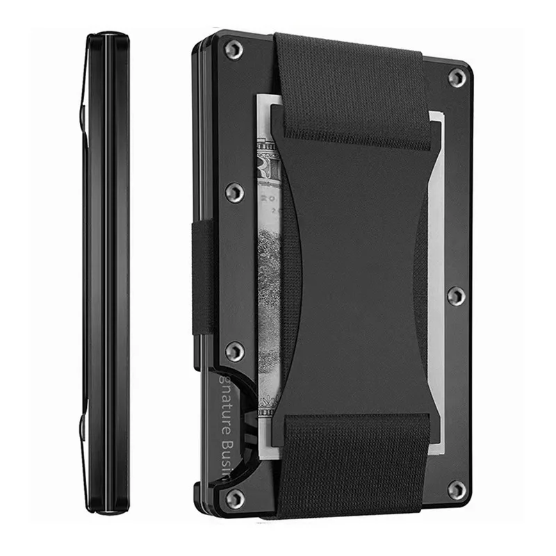 Color: Gold, Ships From: CHINA - Forged Carbon Fiber Mini Slim Wallet case organizer for Men Cartera Tarjetero Hombre Cashback Credit Card Holder Luxury gift