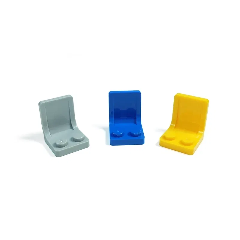 Color: Yellow - 1 Pcs Buildings Blocks 4079 Minifigure, Utensil Seat (Chair) 2 x 2 Brick Collections Bulk Modular GBC Toy For High-Tech MOC Set
