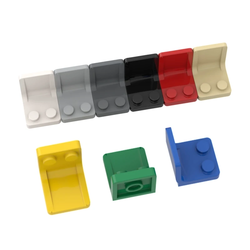 Color: Yellow - 1 Pcs Buildings Blocks 4079 Minifigure, Utensil Seat (Chair) 2 x 2 Brick Collections Bulk Modular GBC Toy For High-Tech MOC Set