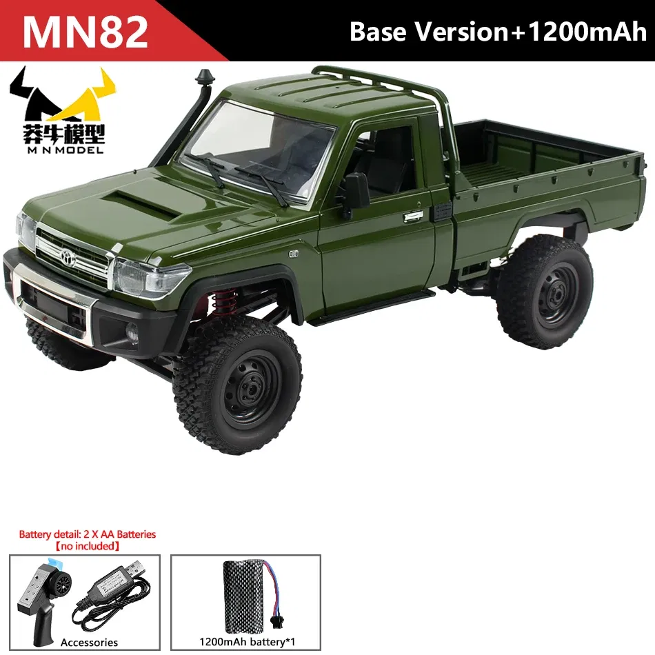 Color: DEEP BLUE - MN MODEL 1/12 4x4 2.4G Remote Control Climbing Car Professional LC79 Truck Off-road Vehicle Rock Crawler All Terrain Pickup Toy